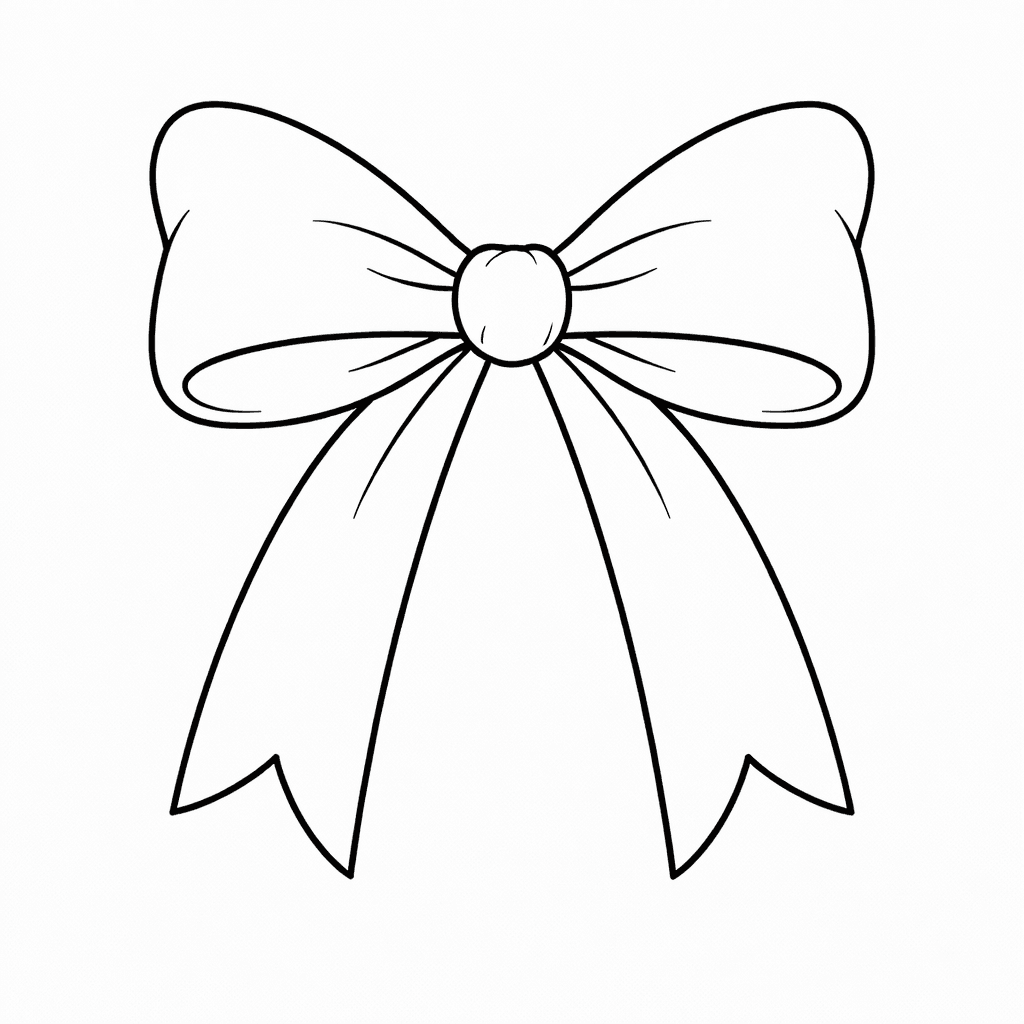 Kokarda do druku – Szablon kokardy do kolorowania